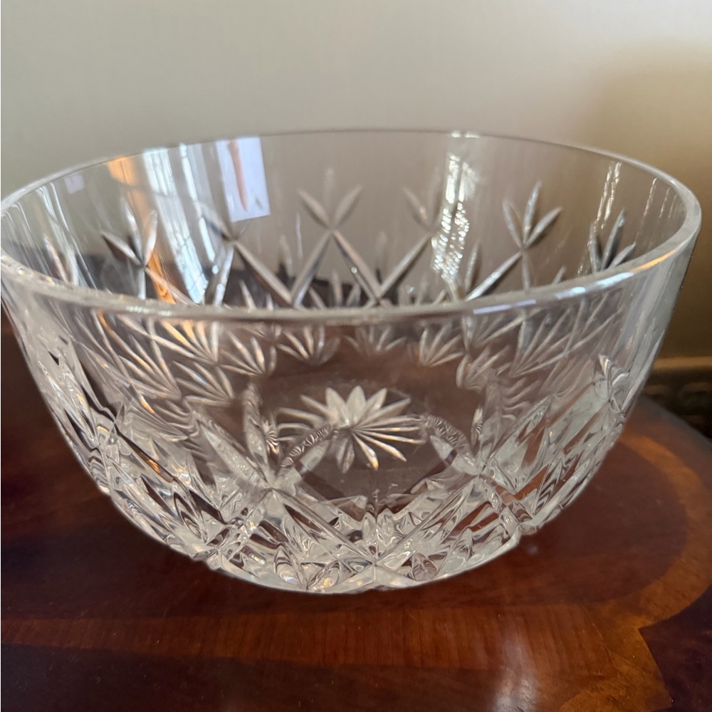 Tiffany & Co. Clear Cut Crystal Serving Bowl